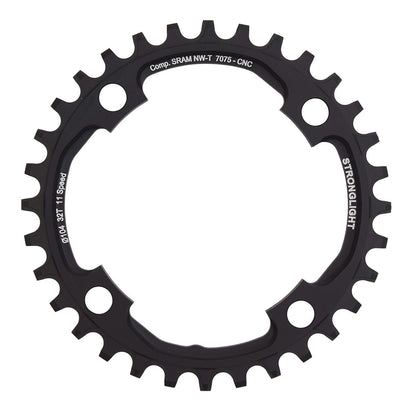 Prato Mono STRONGLIGHT ALU 7075 NARROW WIDE Sram X01 11V 4 Furos 104 mm