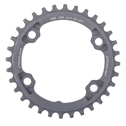 Coroa Mono STRONGLIGHT HT3 NARROW WIDE Shimano XTR XTR M9000/M9020 / XT M8000 11V 4 Furos 96 mm
