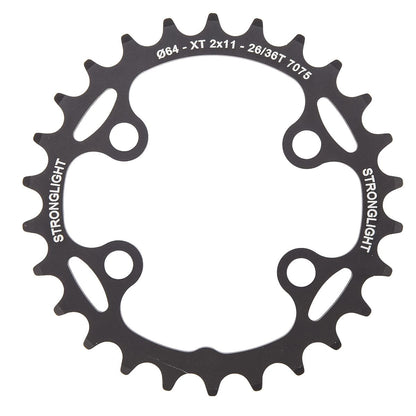 Prato Interior STRONGLIGHT Shimano XT M8000 / SLX M7000 11V 4 Furos 64 mm