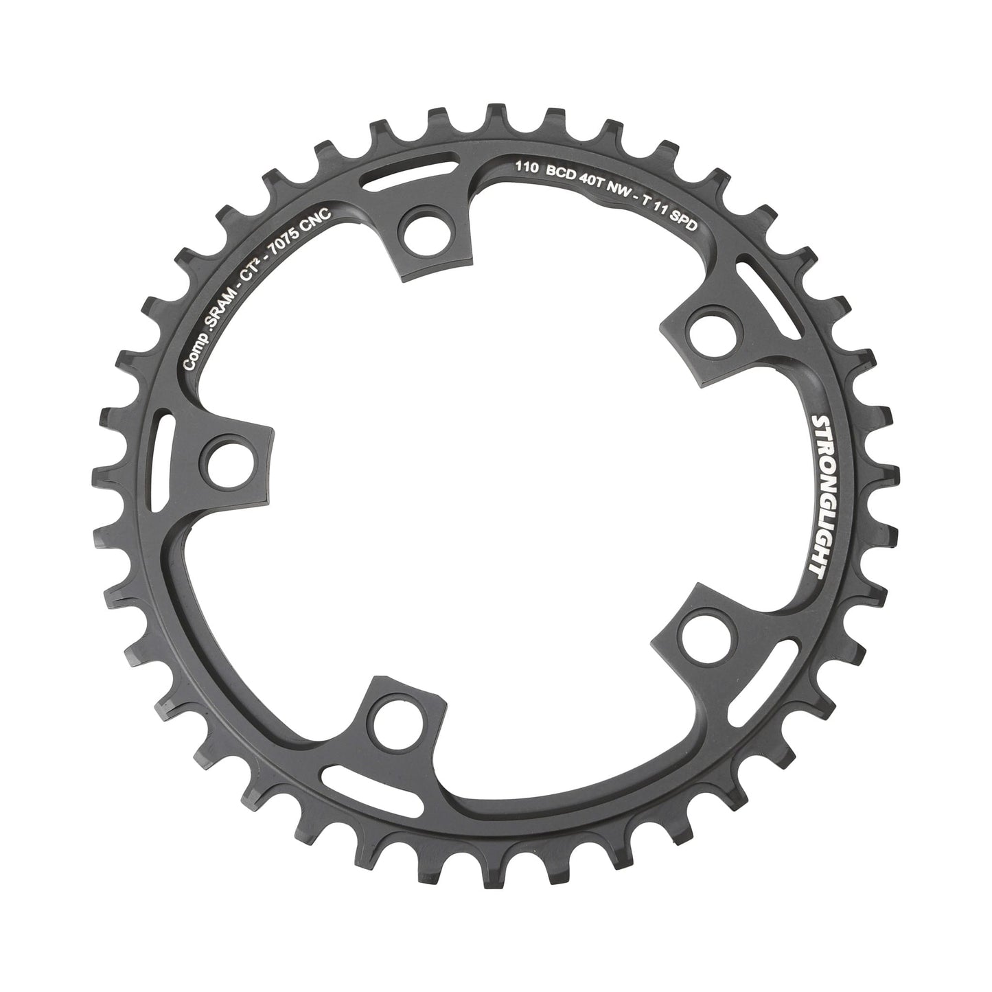 11V STRONGLIGHT CT² Sram Red/Force/Rival 110mm Mono chainring