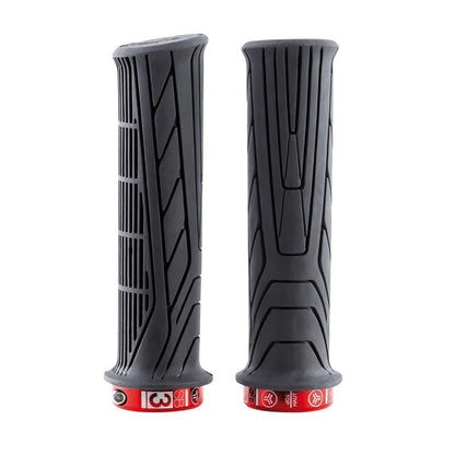 Grips SB3 HORNET Lock-On Preto/Vermelho