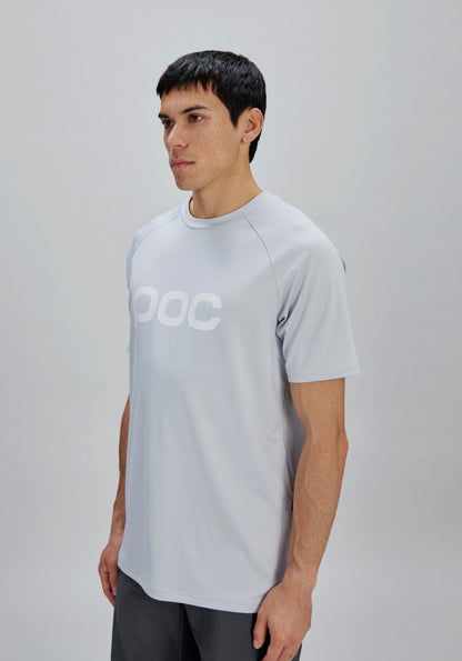 Maillot POC REFORM ENDURO Mangas Curtas Cinzento Claro