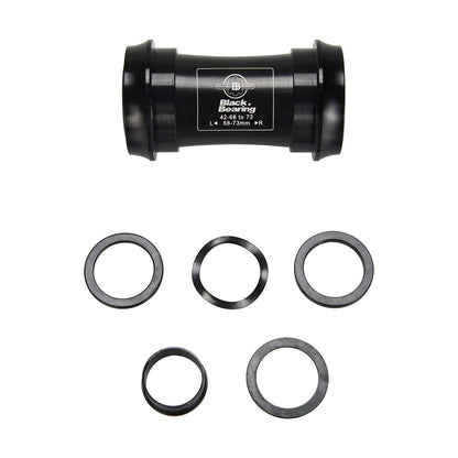 Caixa de Pedaleiro BLACK BEARING BB30 Eixo 24 mm e GXP Aço