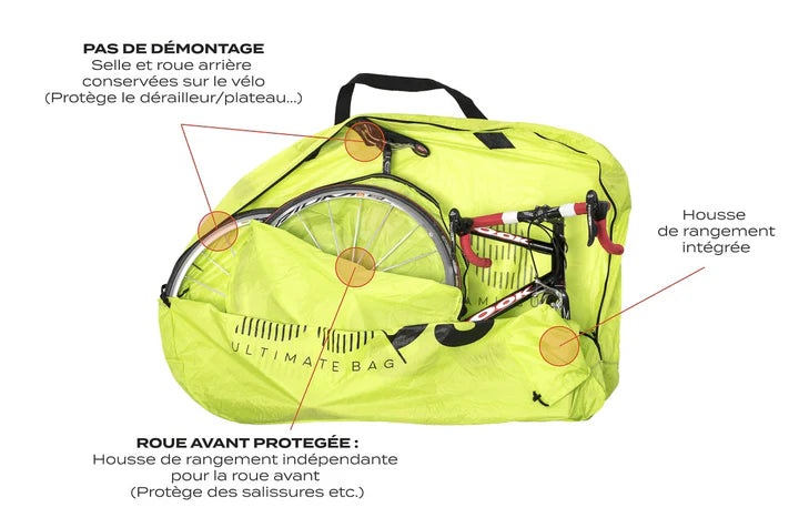 BUDS ROADBAG LIGHT Capa para bicicleta verde