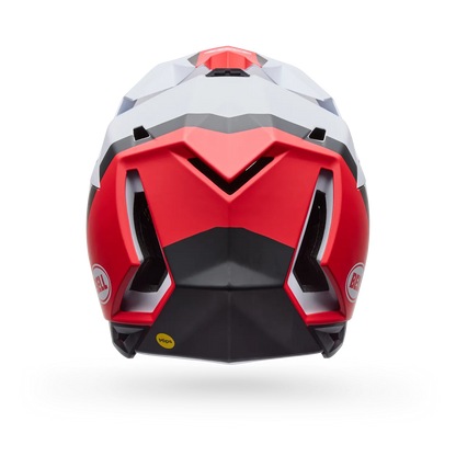 Capacete MTB BELL FULL-10 MIPS LEVEL SET Branco/Vermelho