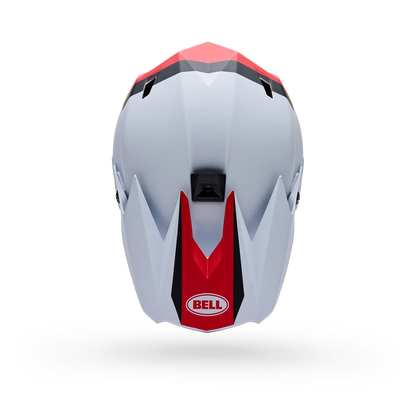 Capacete MTB BELL FULL-10 MIPS LEVEL SET Branco/Vermelho