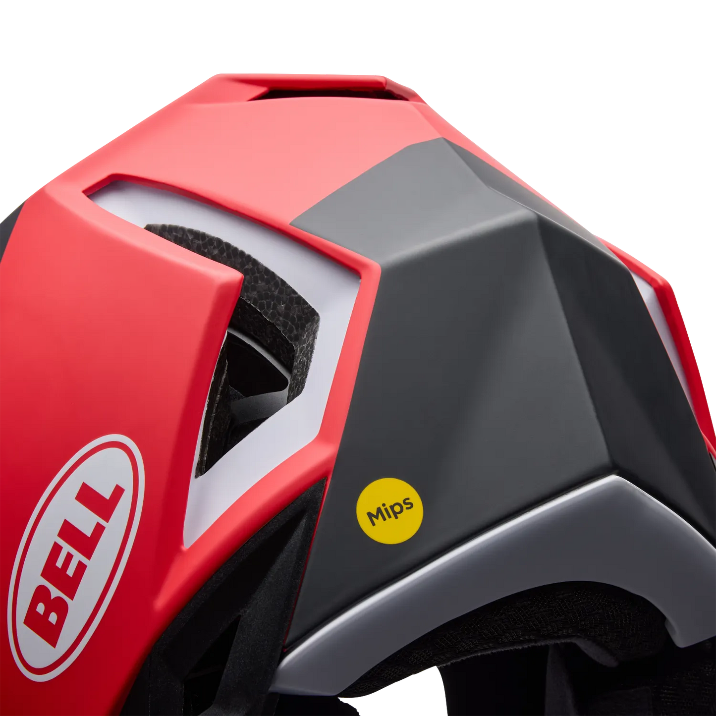 Capacete MTB BELL FULL-10 MIPS LEVEL SET Branco/Vermelho