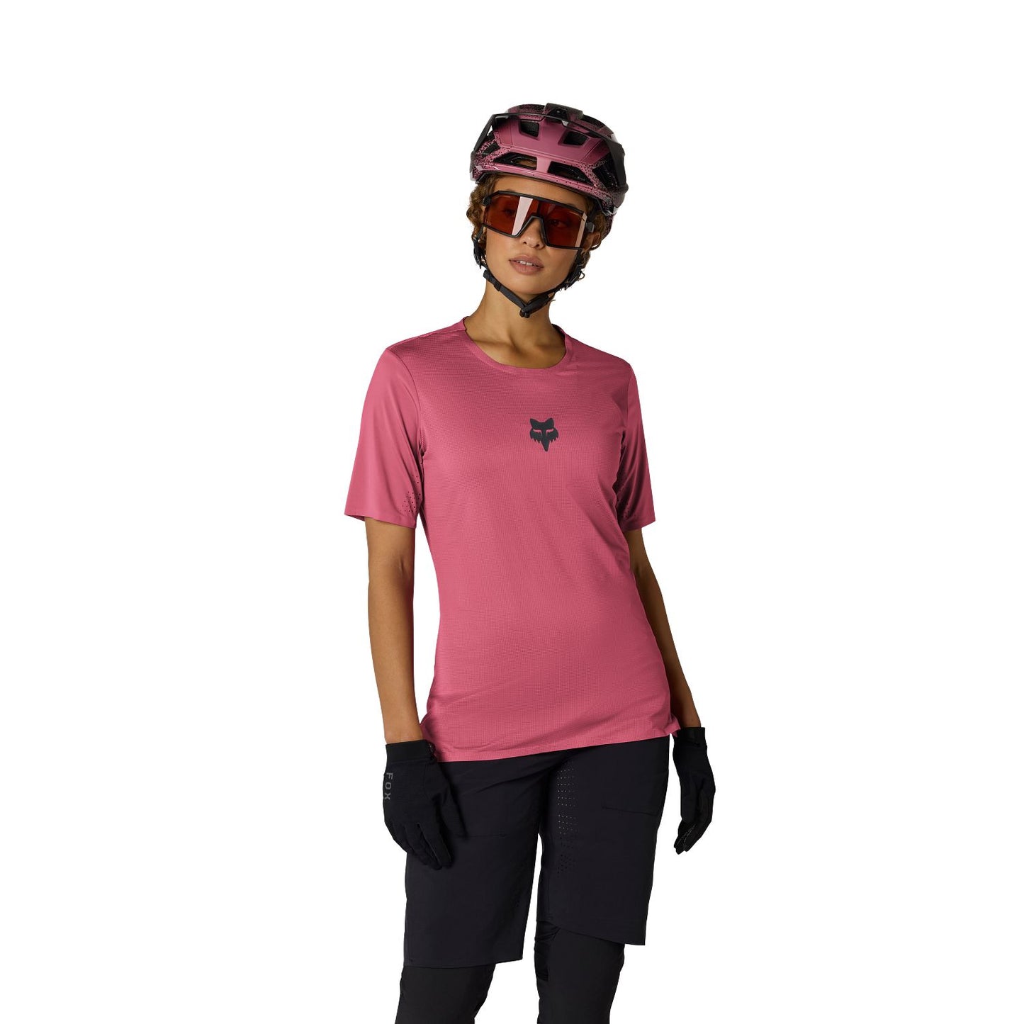 Camisola de manga curta FOX FLEXAIR para mulher Berry