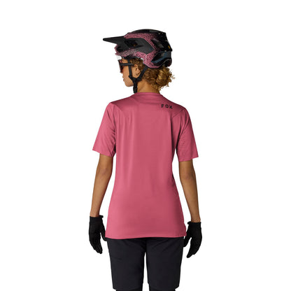Camisola FOX FLEXAIR Mulher Mangas Curtas Berry