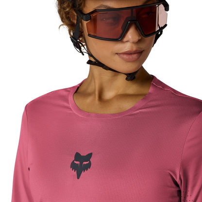 Camisola FOX FLEXAIR Mulher Mangas Curtas Berry