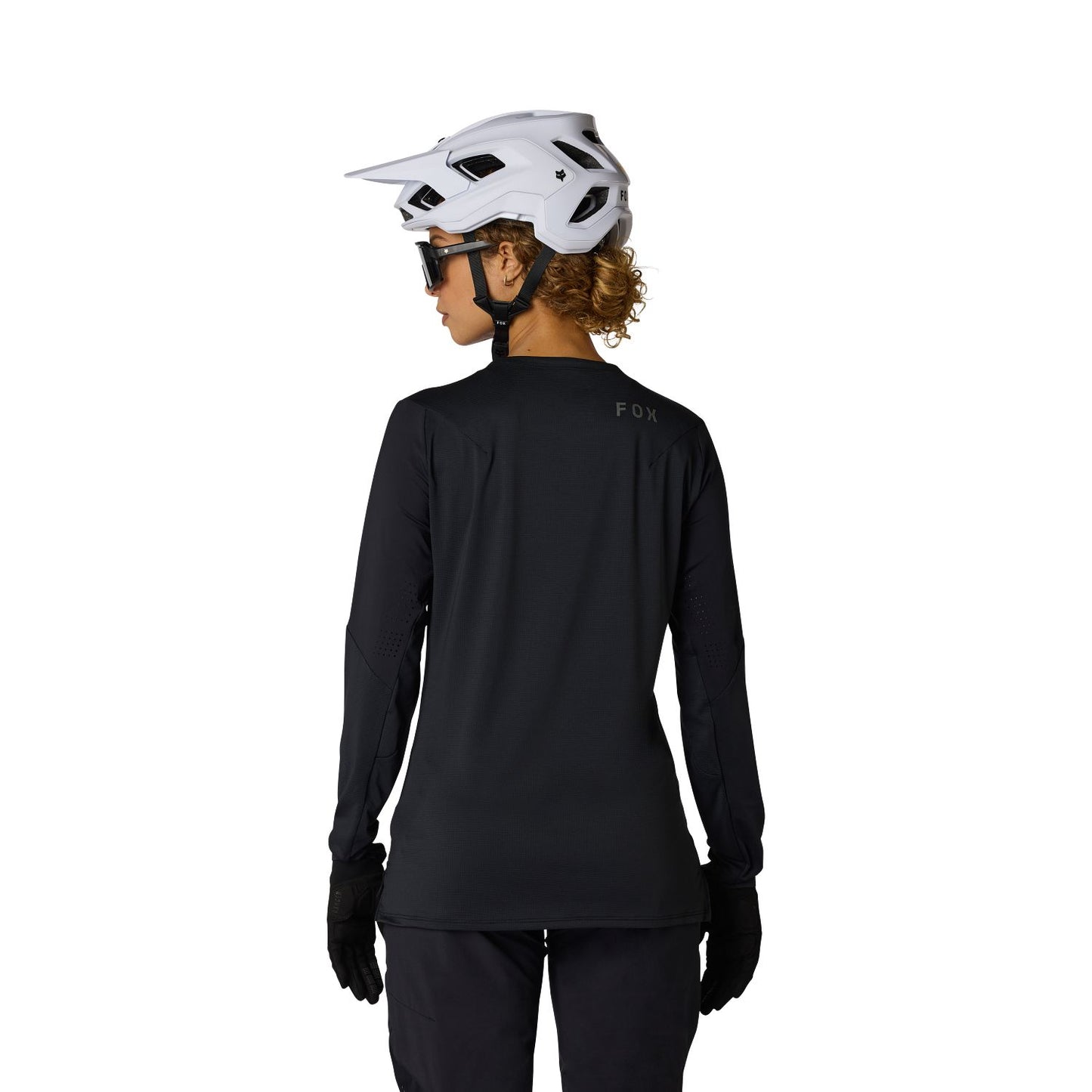 Camisola de manga comprida FOX FLEXAIR para mulher Preto