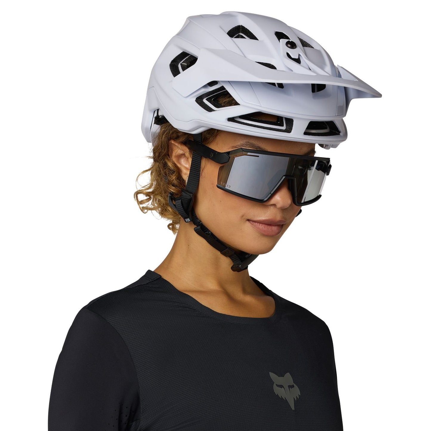 Camisola de manga comprida FOX FLEXAIR para mulher Preto