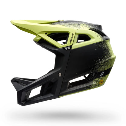 Capacete de BTT FOX PROFRAME RS AURA Verde-limão