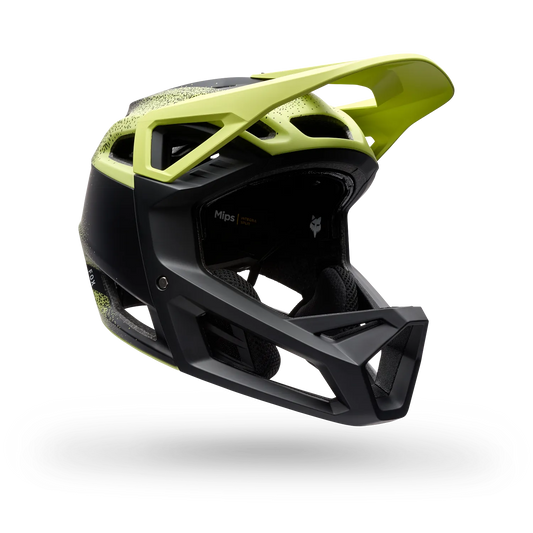 Capacete de BTT FOX PROFRAME RS AURA Verde-limão