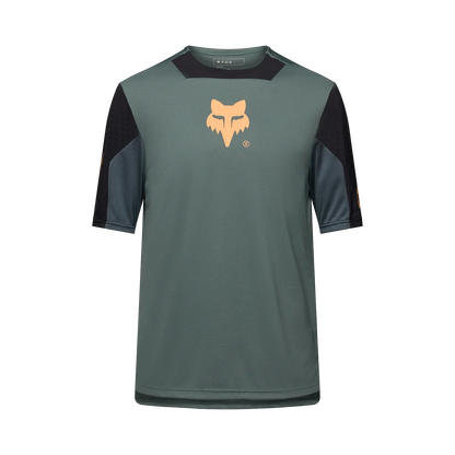 Maillot FOX DEFEND CREATION Mangas Curtas Sage