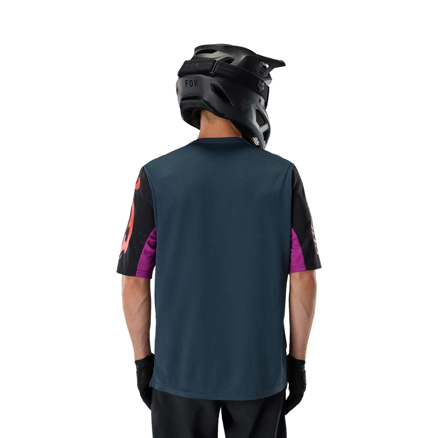 Camisola FOX DEFEND CREATION Mangas Curtas Azul