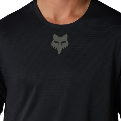 Maillot FOX FLEXAIR Mangas Curtas Preto