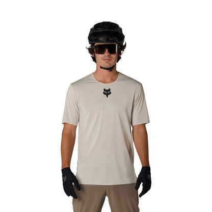 Maillot FOX FLEXAIR Mangas Curtas Chalk