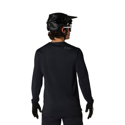 Maillot FOX FLEXAIR Mangas Longas Preto