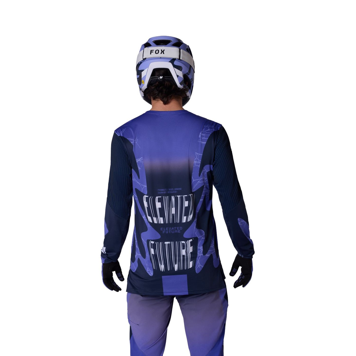 Camisola de manga comprida FOX FLEXAIR DIFFUSE SE Violet Blueberry