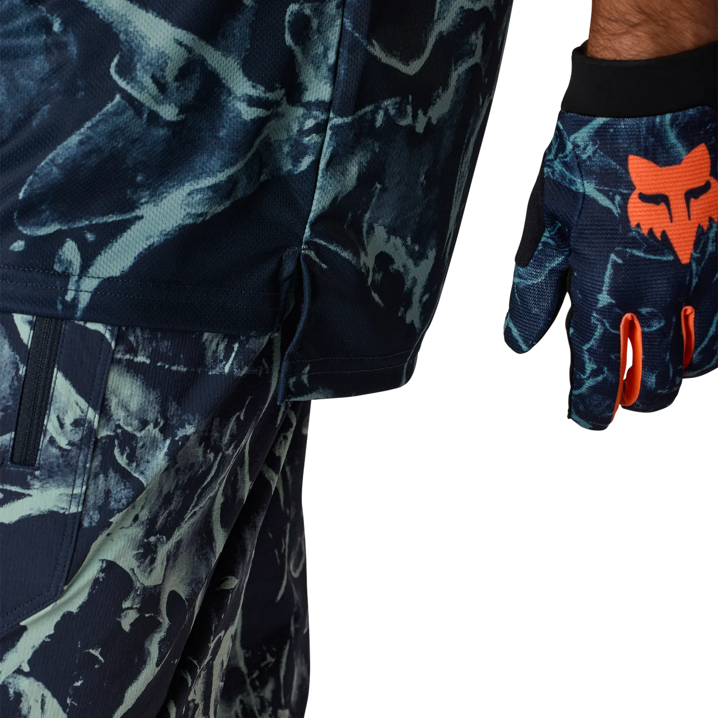 Camisola de manga curta FOX RANGER Azul Ártico