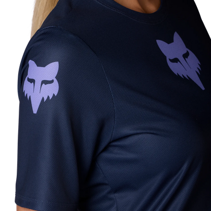 Maillot FOX RANGER IMAGE PRINT Feminino Mangas Curtas Arctic Blue