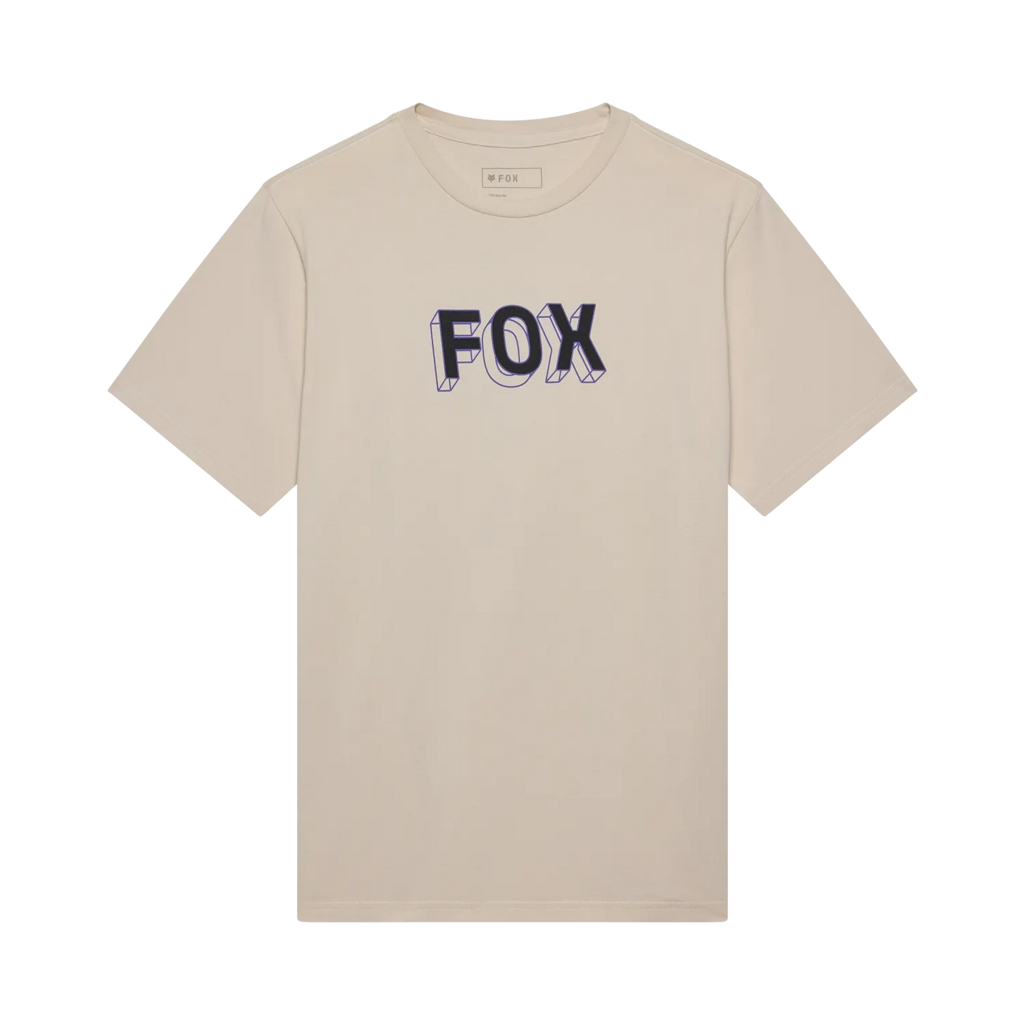 T-Shirt FOX IMAGE PRINT 195 ORIGINAL Manga curta Bege Giz
