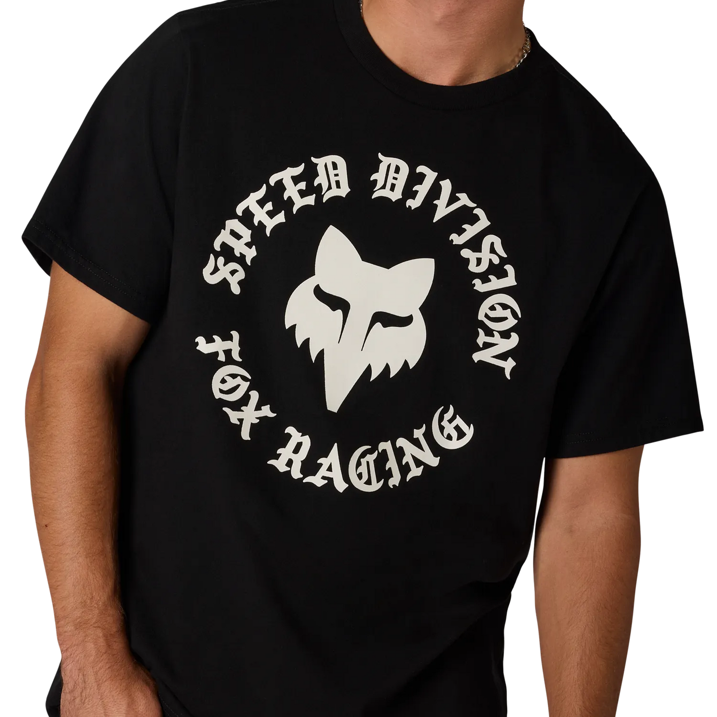 FOX BADGE 195 ORIGINAL T-Shirt Manga curta Preto