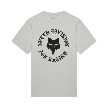 T-Shirt FOX BADGE 195 ORIGINAL Mangas Curtas Light Grey