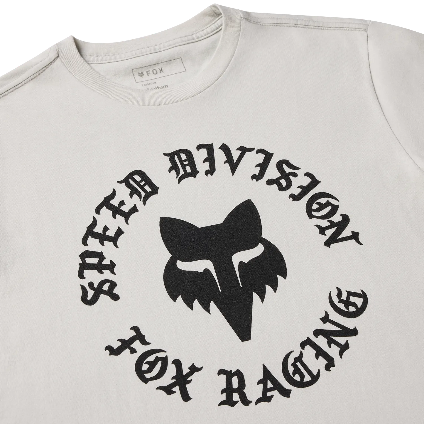 FOX BADGE 195 ORIGINAL T-Shirt manga curta cinzento claro