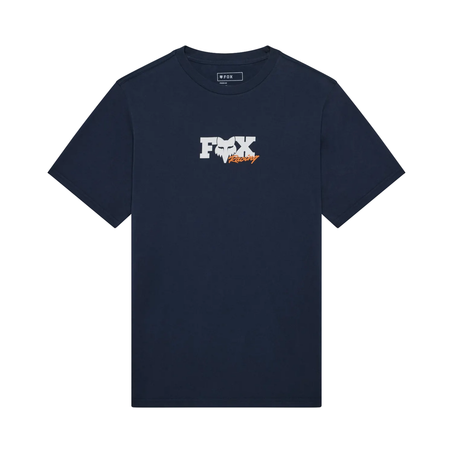 Camisola FOX CHECKER 195 ORIGINAL Manga curta azul meia-noite