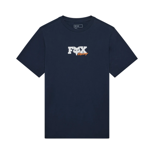 Camisola FOX CHECKER 195 ORIGINAL Manga curta azul meia-noite