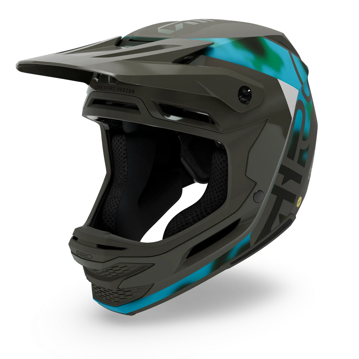 Capacete BTT GIRO INSURGENT MIPS SPHERICAL Cinzento/Azul