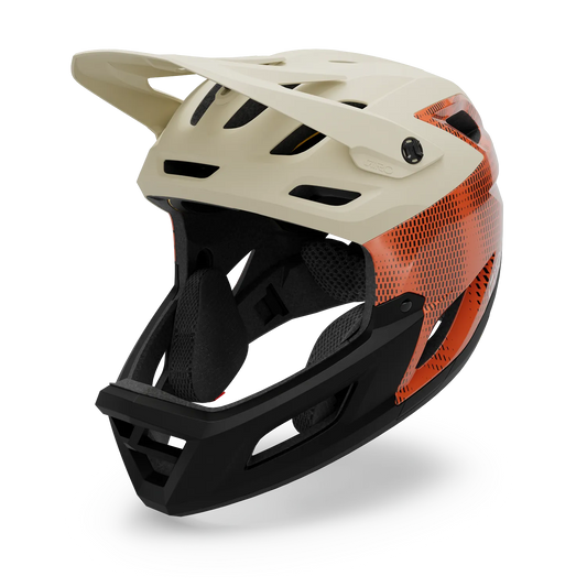Capacete MTB GIRO COALITION MIPS SPHERICAL Preto/Bege/Laranja