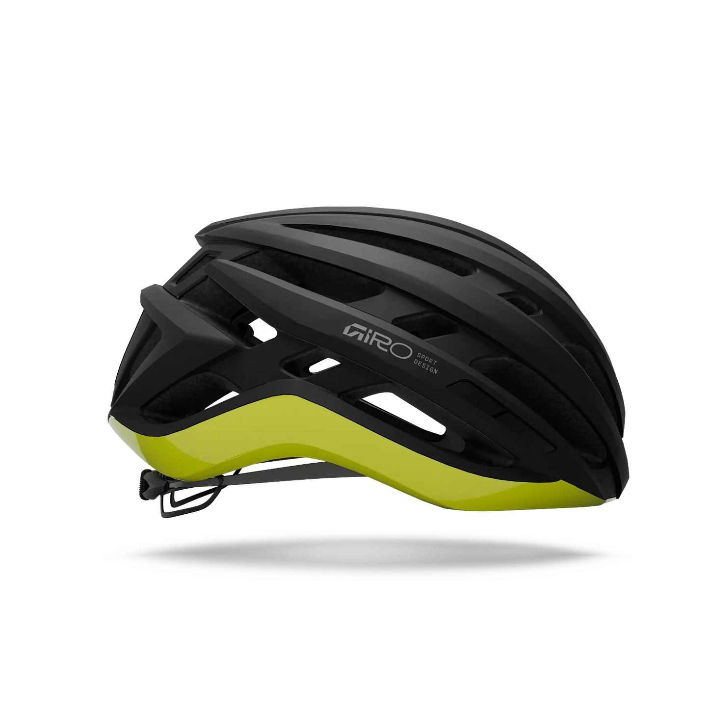 Capacete de estrada GIRO AGILIS MIPS Preto/Amarelo Hi Viz
