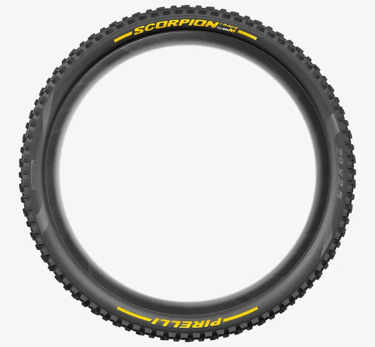 Pneu PIRELLI SCORPION RACE DH M 27.5x2.5 Tubeless Ready Soft Preto/Amarelo 3907200