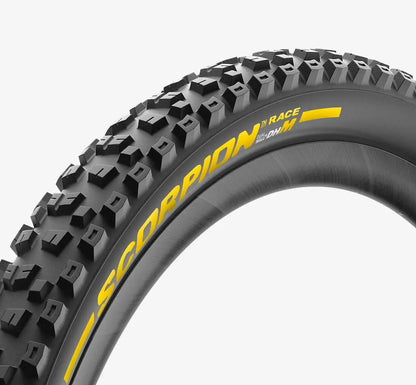 Pneu PIRELLI SCORPION RACE DH M 29x2.5 Tubeless Ready Flexível Preto/Amarelo 3907500