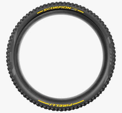 Pneu PIRELLI SCORPION RACE DH M 29x2.5 Tubeless Ready Flexível Preto/Amarelo 3907500