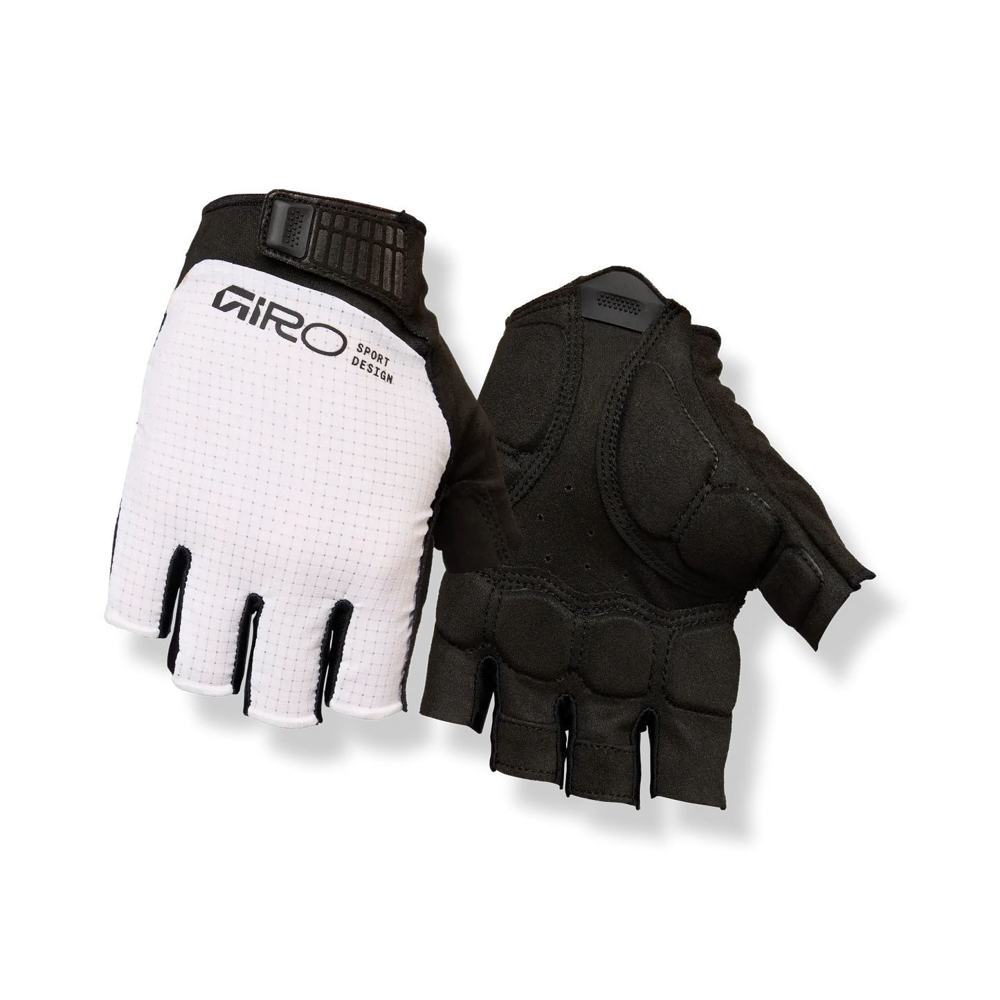 Gants Courts GIRO BRAVO II Gel Blanc