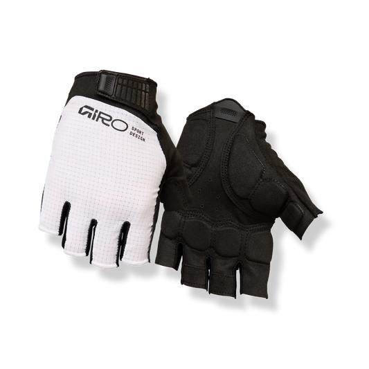 Luvas Curtas GIRO BRAVO II Gel Brancas