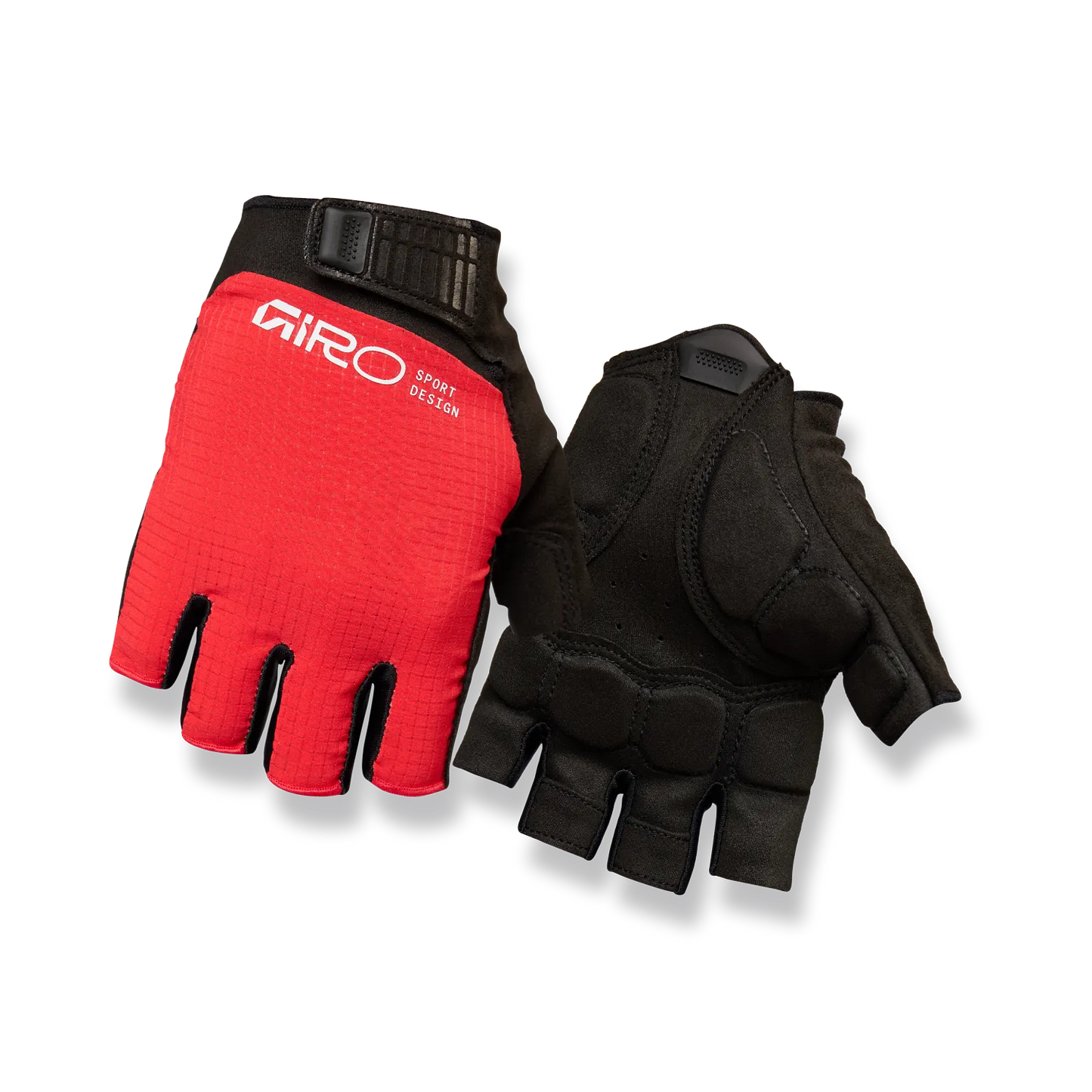Gants Courts GIRO BRAVO II Gel Rouge
