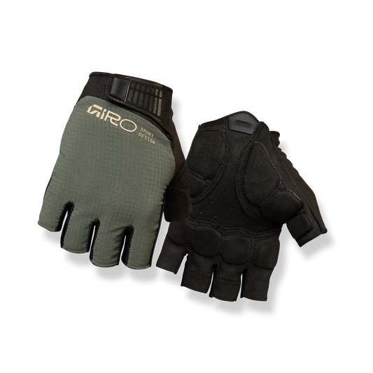 Luvas Curtas GIRO BRAVO II Gel Caqui