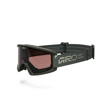 Óculos de proteção GIRO TAZZ caqui com lente VIVID