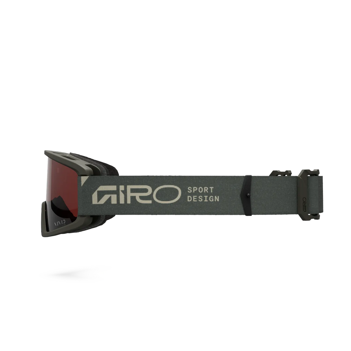 Óculos de proteção GIRO TAZZ caqui com lente VIVID