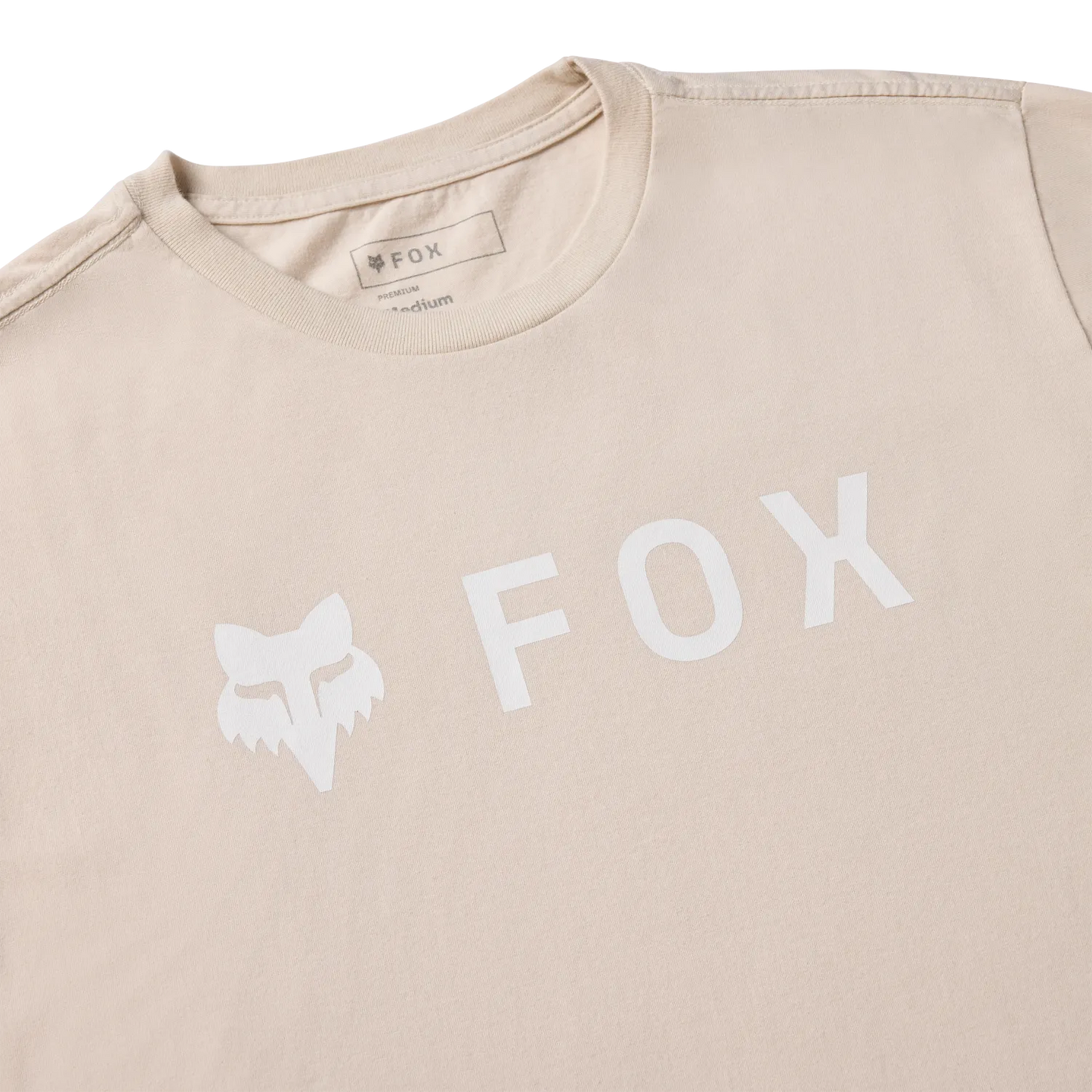FOX ABSOLUTE 195 ORIGINAL T-Shirt Short Sleeve Beige Chalk