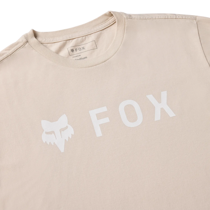 T-Shirt FOX ABSOLUTE 195 ORIGINAL Mangas Curtas Bege Chalk