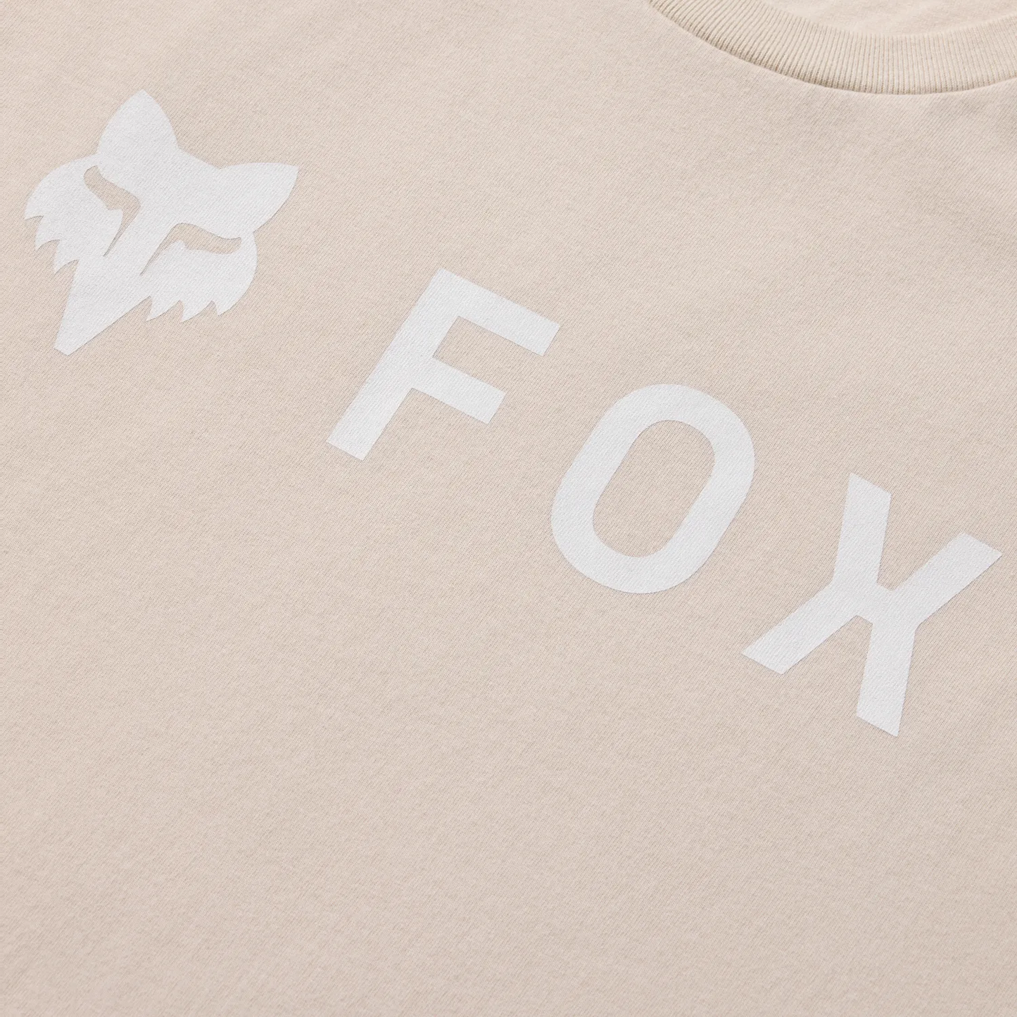 FOX ABSOLUTE 195 ORIGINAL T-Shirt Short Sleeve Beige Chalk