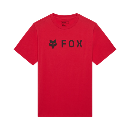 T-Shirt FOX ABSOLUTE 195 ORIGINAL Mangas Curtas Vermelho Chama