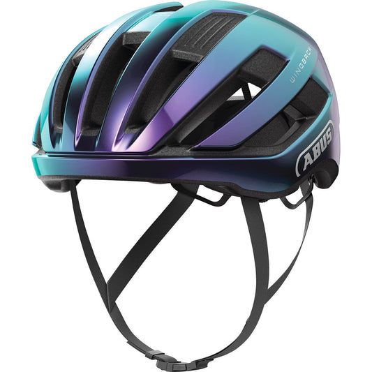 Capacete de estrada violeta de ala