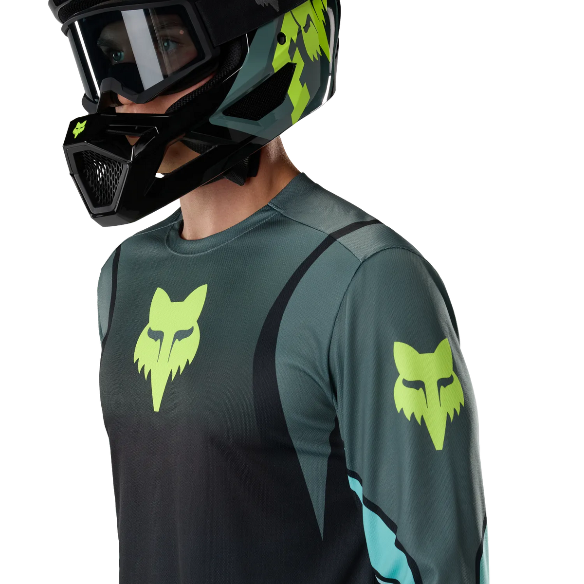 Camisola FOX RANGER FOUNDRY de Manga Comprida Verde Sálvia